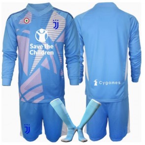 Juventus Brankářské Dětské Alternativní dres komplet 2024-25 Dlouhý Rukáv (+ trenýrky)